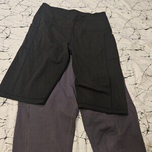 $10 4 Pairs Womens Shorts 2 Size Xl/14, 2 Biker Shorts Size Large